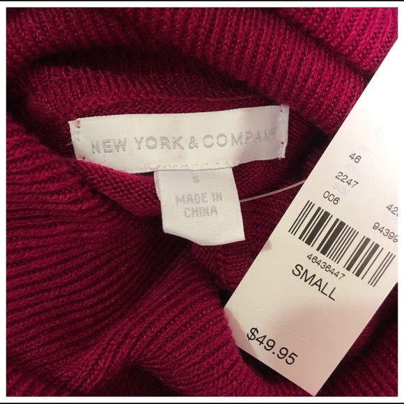 New York & Co asymmetrical sweater - Picture 5 of 7